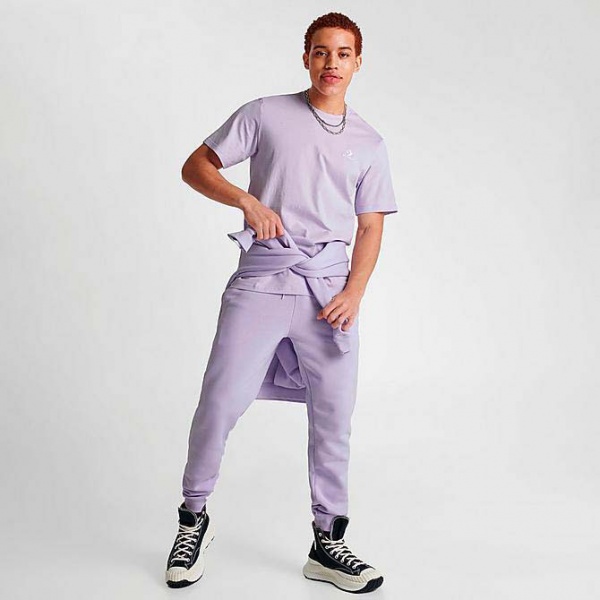 Футболка Converse GO-TO EMBROIDERED STAR CHEVRON TEE 10023876-533 р.L фіолетовий