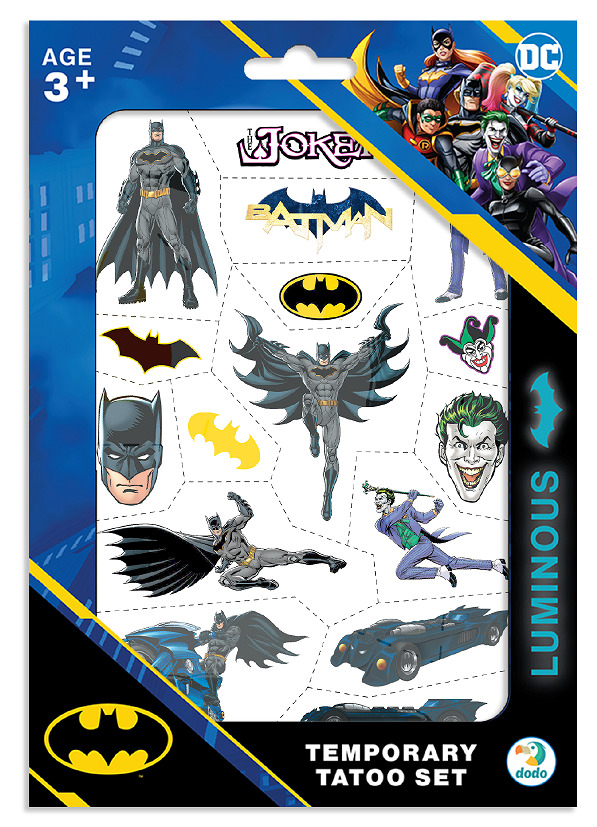Набір наклейок-татуювань DoDo Команда Бетмена 200547