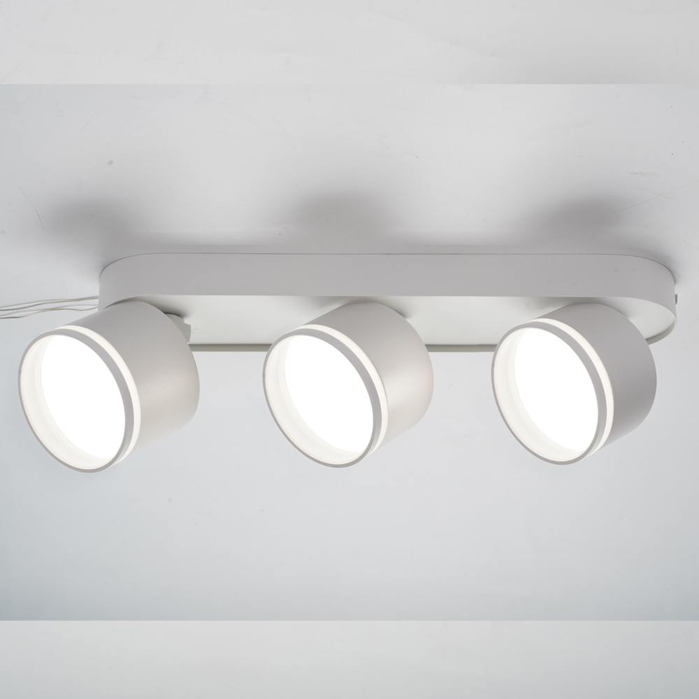 Світильник накладний поворотний LightMaster GX53 білий MLT508-3