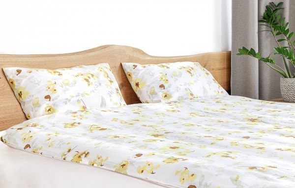 Комплект постільної білизни Blossom 2,0 білий із малюнком Saffran 