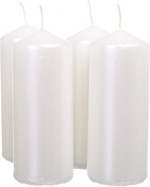 Набір свічок перламутрових 10 см