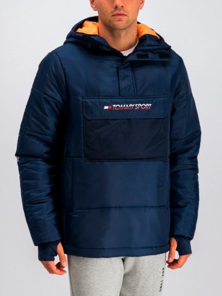 Анорак Tommy Hilfiger BLOCK INSULATION JACKET S20S200264401 р.M темно-синий