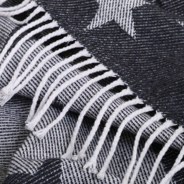 Плед Dark stars 140x200 см темно-серый Luna 