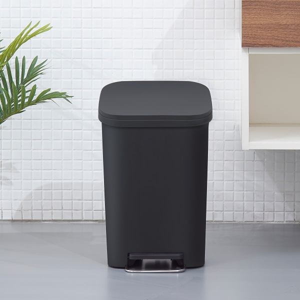 Ведро с педалью MVM 12 л антрацит BIN-13 12L ANTHRACITE