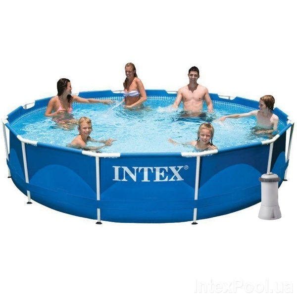 Бассейн каркасный Intex Metal Frame Pool арт.28212 (366х76 см) 6503л