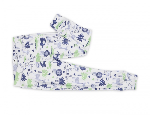 Піжама дитяча WP Merchandise Динозаври р.128–134 синій із малюнком FWPPJP3ZOO23BL134 