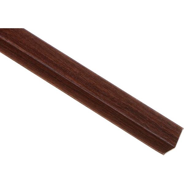 Профиль алюминиевый П 28 King Floor угловой 20x20x2700 мм каштан