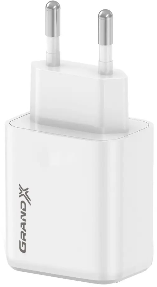 Зарядний пристрій Grand-X Fast Сharge PD3.0, QС4.0, AFC, SCP, FCP 1USB+1TypeC 20W (CH-890)