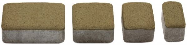 Тротуарная плитка Авеню Старый город оливка H 6