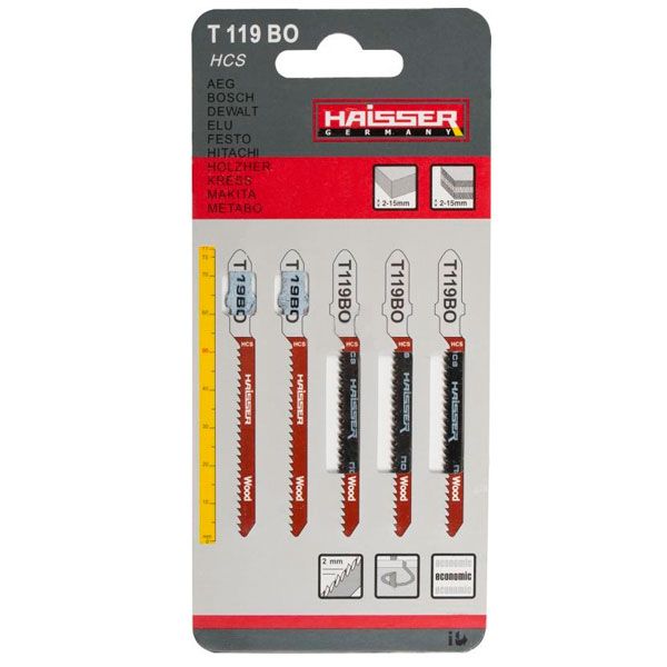 Пилка для електролобзика Haisser T119BO 5 шт.