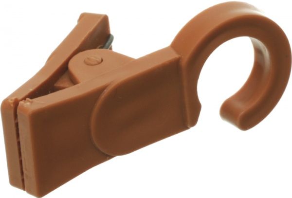 Прищіпка ОМіС з гачком 10 шт. набірний черешня 