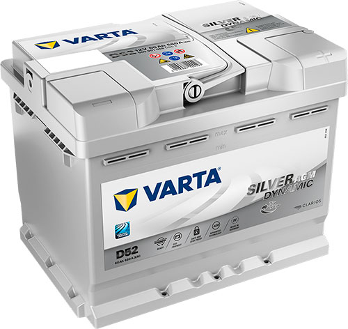 Аккумулятор автомобильный Varta SILVER DYNAMIC AGM 60А 12 B 560901068 «+» справа