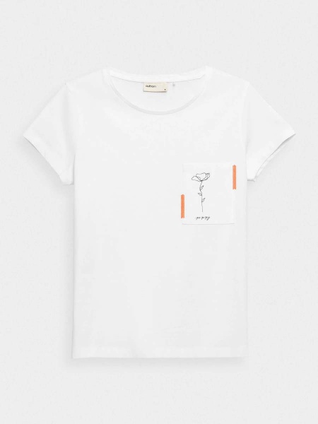 Футболка Outhorn HOL22-TSD614-10S р.XS білий