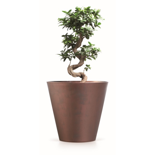 Горшок для цветов Prosperplast Tubus Corten 200 мм бронза круглый 7,8 л бронза (65803-7601) 