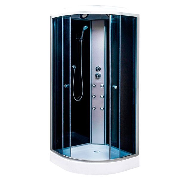 Гидромассажный бокс SELAK VK44-6 900*900*2150 профиль сатин, стекло графит