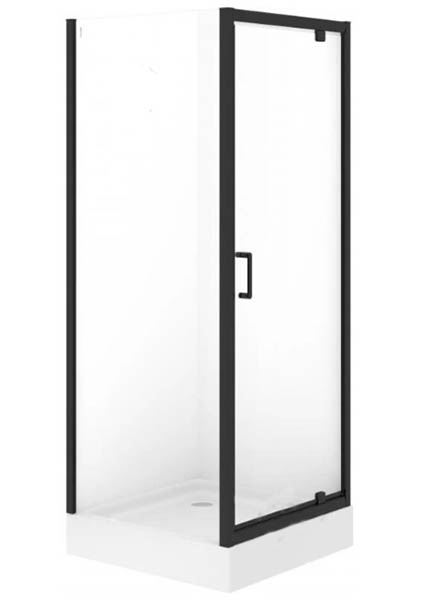 Душевое ограждение Cersanit Brasco 80X80X190 см распашные двери S168-011