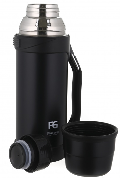 Термос туристический 1200 мл Obsidian черный XTH8-120 Flamberg Premium