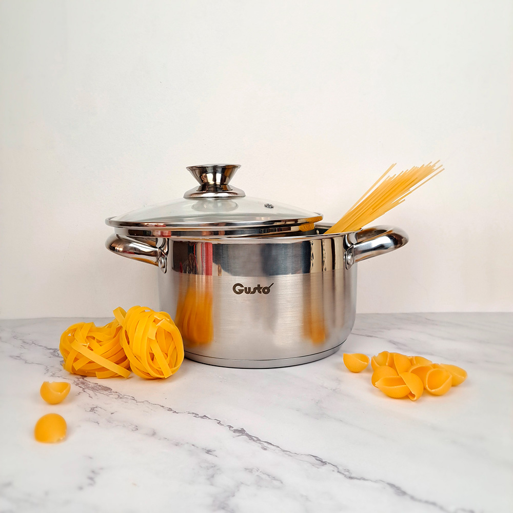 Кастрюля с крышкой Gusto Force 6,1л GT-1107-24
