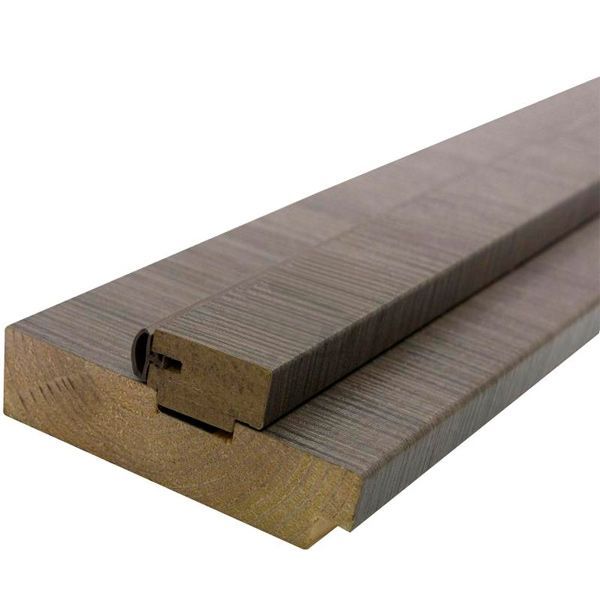 Дверная коробка ОМіС ПВХ Cortex с уплотнителем 80х34 мм Дуб Ash Line