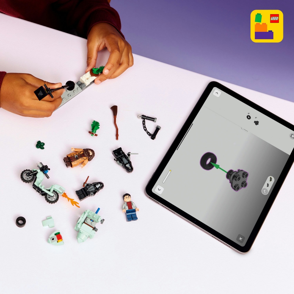 Конструктор LEGO Harry Potter Геґрід і Гаррі: Втеча з Тисової вулиці 76459