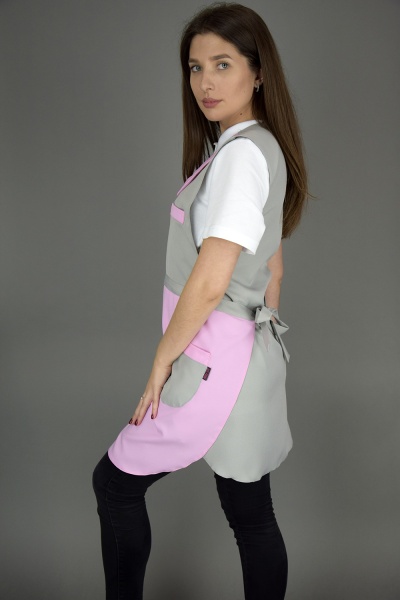 Фартух-сукня Lux-Form р. універсальний сіро-рожевий