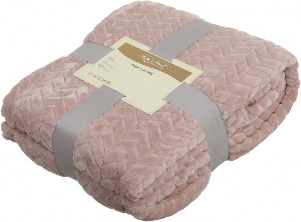 Плед Flannel Plush 200x220 см розовый La Nuit 