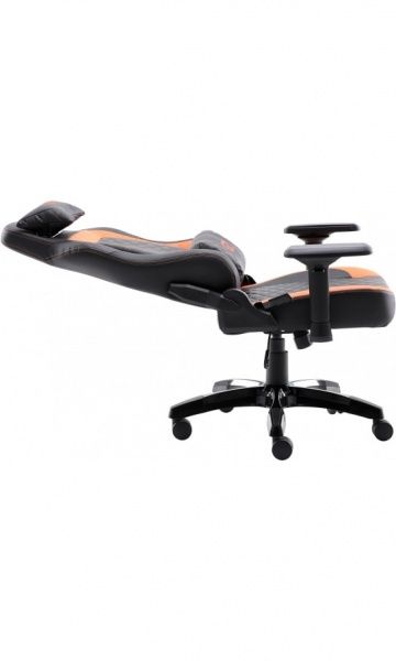 Кресло GT Racer X-2605-4D черно-оранжевый 