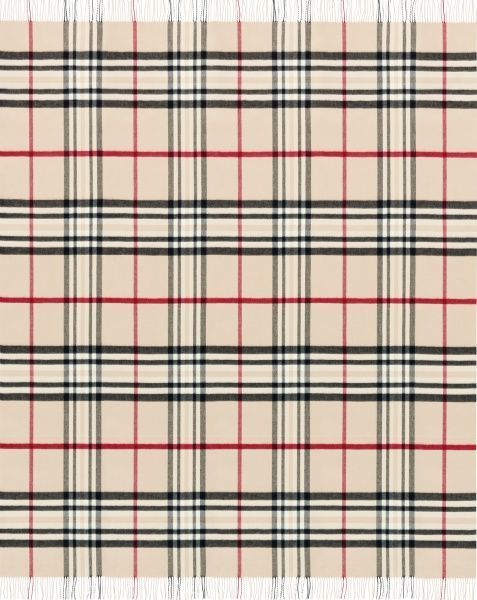 Плед Plaid 130x170 см бежевый с рисунком Billerbeck 