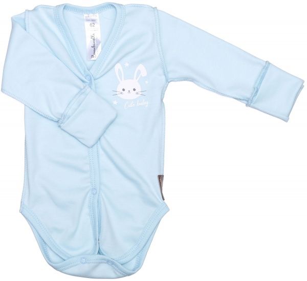 Боді дитяче унісекс Bambinelli Cute Baby Б304-1 р.56 блакитний 