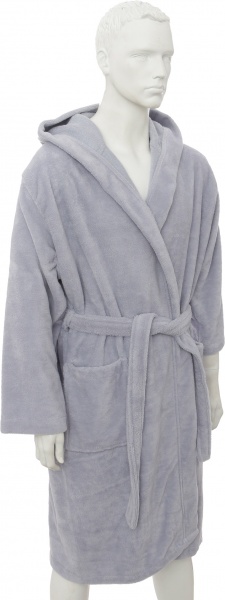 Халат Durutex р. XXL серый Hooded 