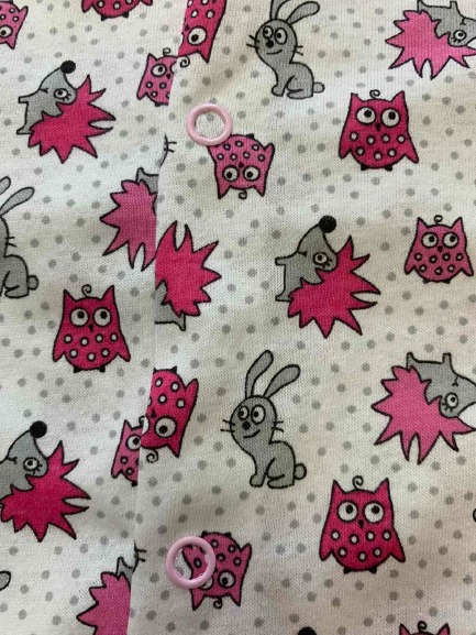 Песочник для девочки Моя планета Розовый ежик р.74 Пс102-2 