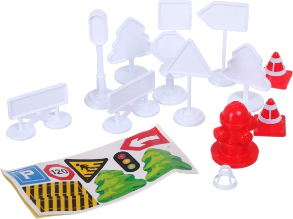 Игровой набор Shantou Эвакуационный контейнеровоз-гараж со звуковыми эффектами OTB0581805