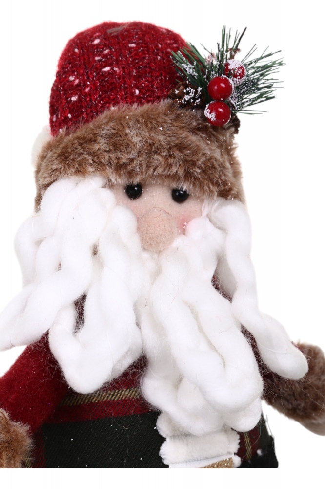 Декорация новогодняя Санта/Снеговик традиционный что сидит 23х58 см в ассортименте YM96104 56 см