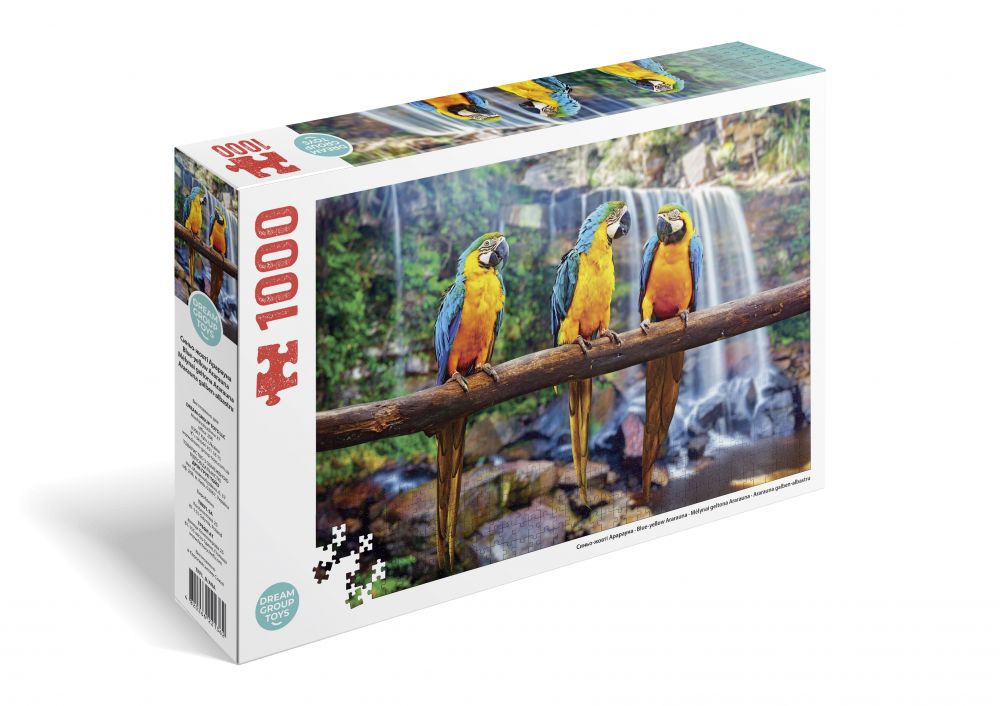 Пазл DGT Сине-желтые Арарауны 1000 элементов TRFL_B/ARA
