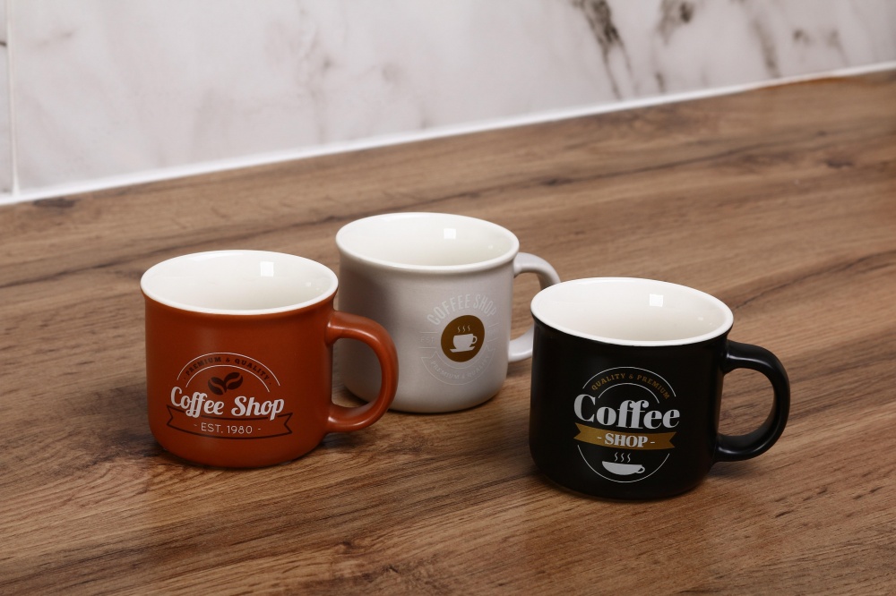 Чашка Fiora Coffee Shop black 100 мл