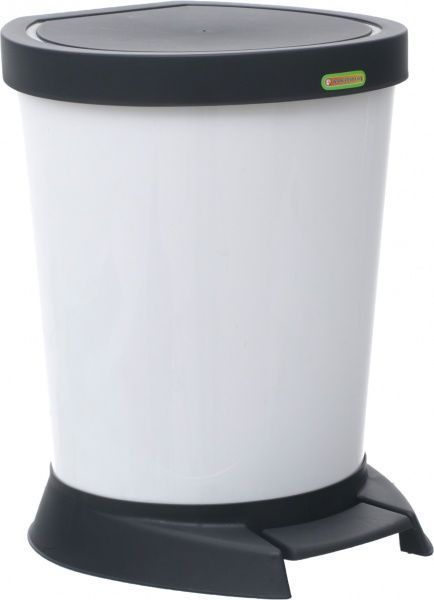 Відро для сміття Алеана біле 10 л білий 124065