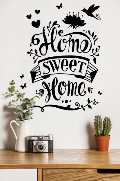 Декоративная наклейка Design stickers Дом, милый дом 29,7x42 см