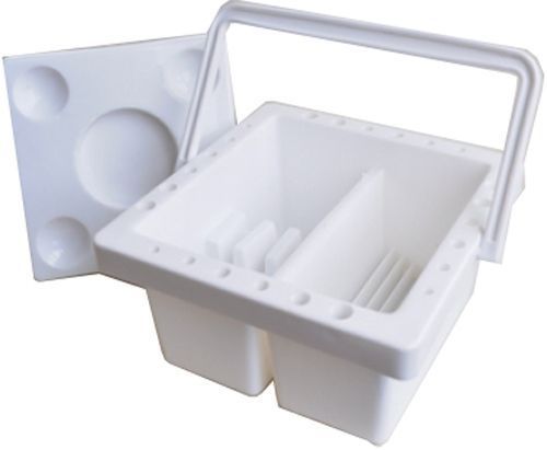 Ємність для промивання пензликів пластикова з кришкою 13х13х9 см D.K.Art&Craft 