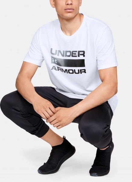 Футболка Under Armour UA TEAM ISSUE WORDMARK SS 1329582-100 S белый