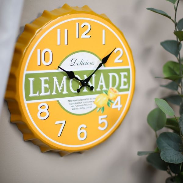 Часы настенные крышка Lemonade 30х30х4,5 см