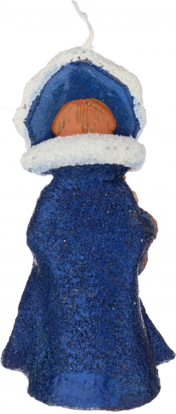 Новорічна декорація Свічка Снігуронька 5x4x11 см