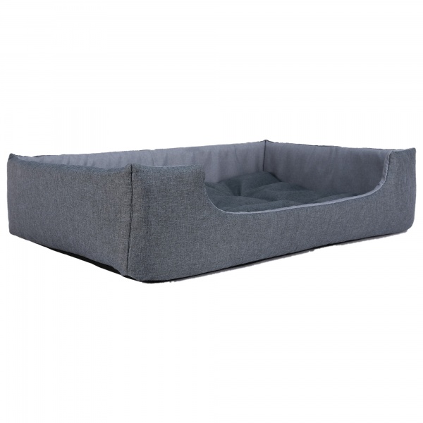 Лежак FX home Rosto 63x46x15 см серый