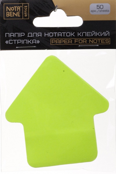 Бумага для заметок Стрелка 50 листов в ассортименте UP! (Underprice)