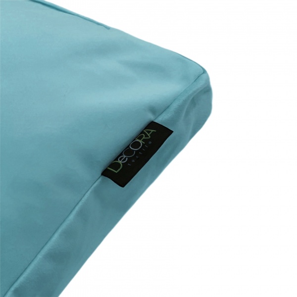 Подушка декоративная VELOUR без канта 50x50 см аква Decora textile 