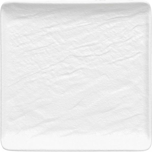 Блюдо квадратне Lavastone White Surf 13x13 см 