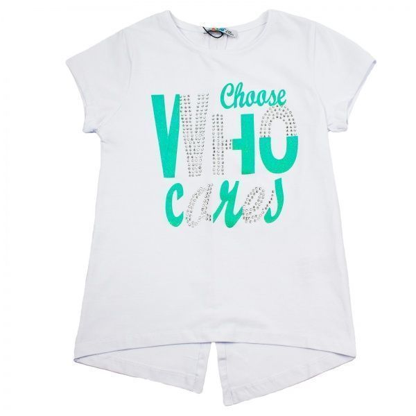 Дитяча футболка ALG Choose Who cares 720443 р.152 білий 