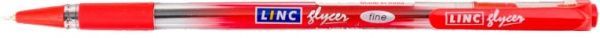 Ручка кулькова LINC Glycer масляна червона 