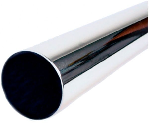 Труба меблева DC 25x0,6x3000 мм хром