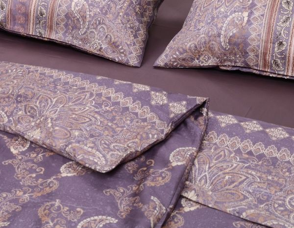 Комплект постільної білизни Matera G1 сімейний бронза Granfoulard