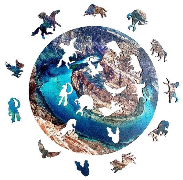 Пазл дерев'яний Великий каньйон 300х300 мм ZABAVA 